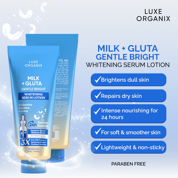 [Luxe Organix PH ]Whitening Serum Lotion (Niacinamide + Alpha Arbutin, Retinol + Gluta and Milk + Gluta