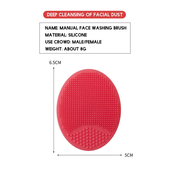 Silicone Facial Cleansing Brush Random Color