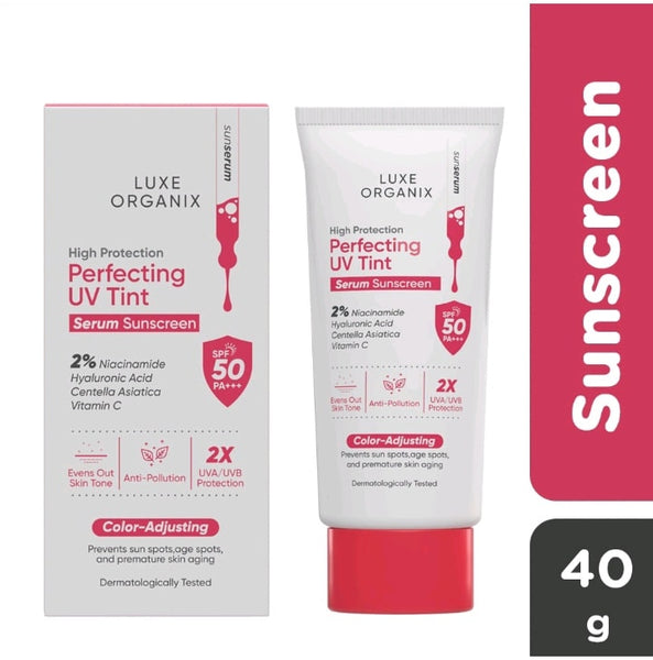 [Luxe Organix PH] High Protection Perfecting UV Tint Serum Suncreen SPF50 PA+++ 40G