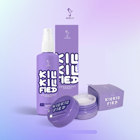 [SaSkin] Kili Kilified Deodorant Spray and UA Night Cream