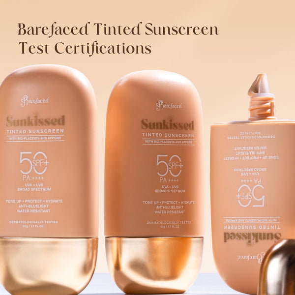 [Barefaced] Sunkissed Illuminating Sunscreen and Tinted Sunscreen SPF 50+ PA+++