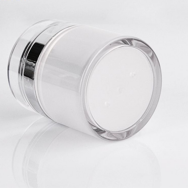 Airless Pump Cosmetic Jar Empty DIY Lotion Face Cream Refillable 50ML