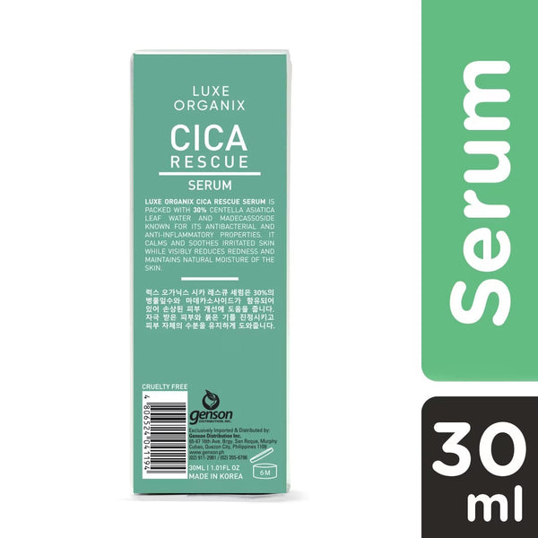 [Luxe Organix] Cica Rescue Calming Serum 30ml