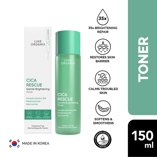 [Luxe Organix] Cica Rescue Gentle Brightening Toner 150ml