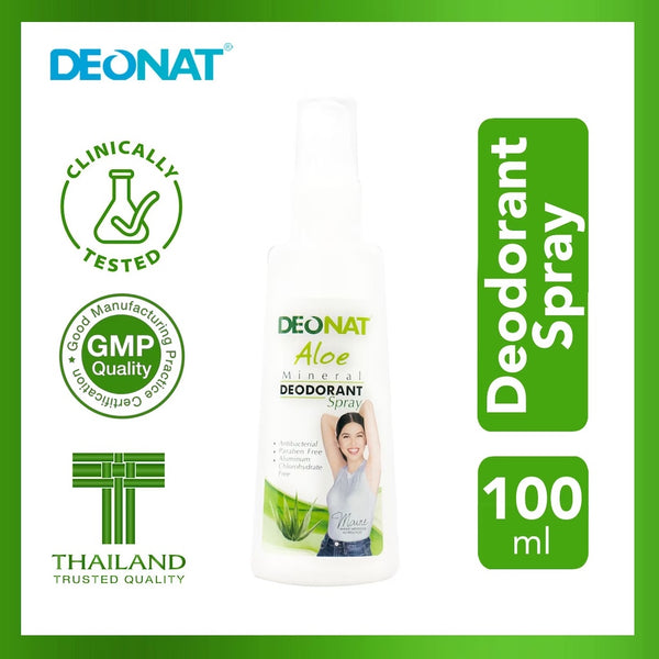 [Deonat] Mineral Deodorant Spray (Aloe, Natural, Papaya)