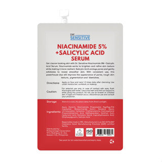 [Dr. Sensitive ] Niacinamide 5% + Salicylic Acid Serum