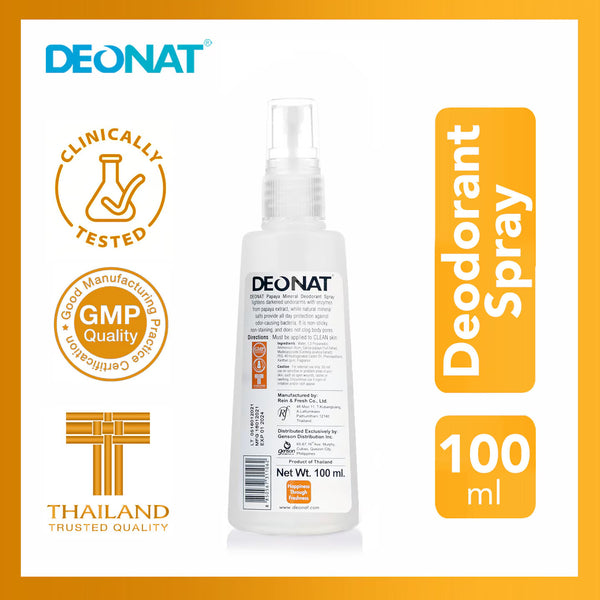 [Deonat] Papaya Mineral Deodorant Spray 100ml