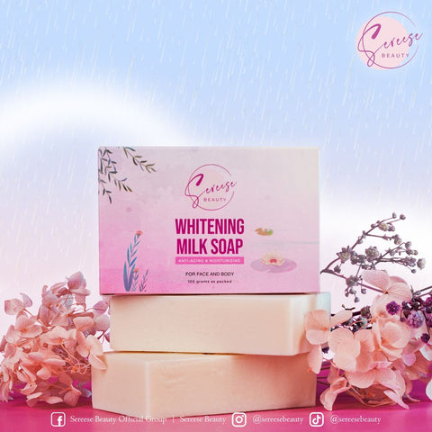 [Sereese Beauty] Whitening Milk Soap 100g - Venice and Vica Beauty