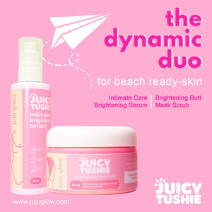 [Juicy Tushie] COMBO Butt Mask Scrub and Intimate Brightening Serum - Venice and Vica Beauty