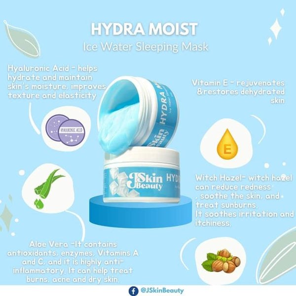 [J SKIN Beauty] Hydra Moist Ice Water Sleeping Mask 300G - Venice and Vica Beauty