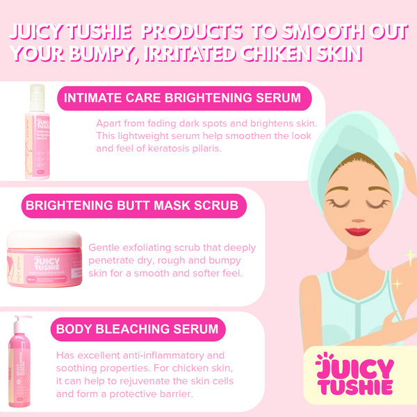 [Juicy Tushie] Body Bleaching Serum 10X Intensive Whitening and Anti-Aging 250ml - Venice and Vica Beauty