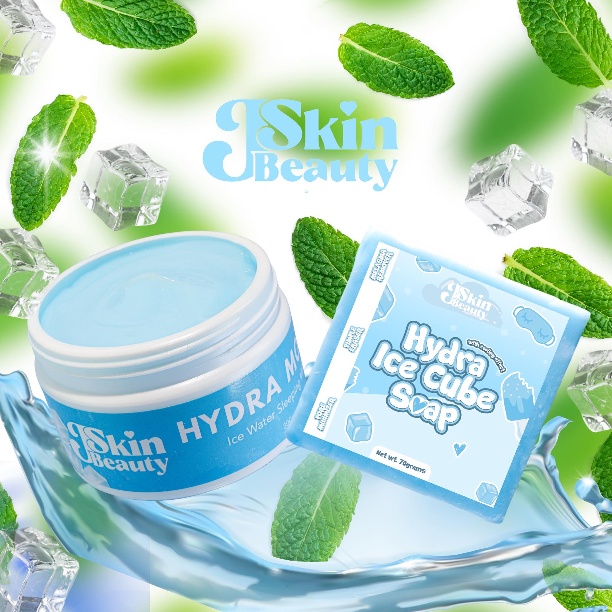 [J Skin Beauty] COMBO Hydra Moist Ice Sleeping Mask + Hydra Ice Cube Soap - Venice and Vica Beauty