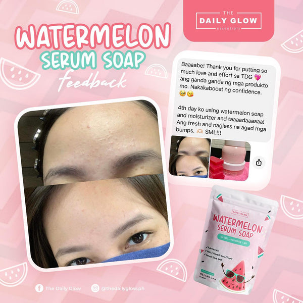 [The Daily Glow] Watermelon Serum Soap - Venice and Vica Beauty