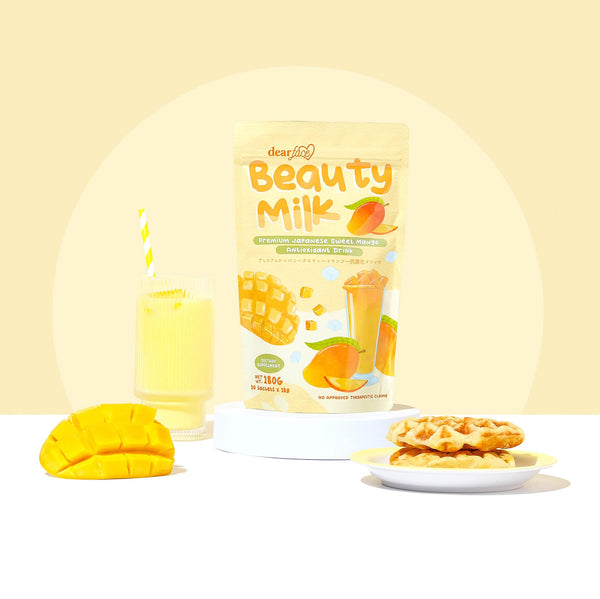 [Dear Face] Beauty Milk (Melon, Strawberry, Lychee & Banana) Premium Japanese Collagen Drink