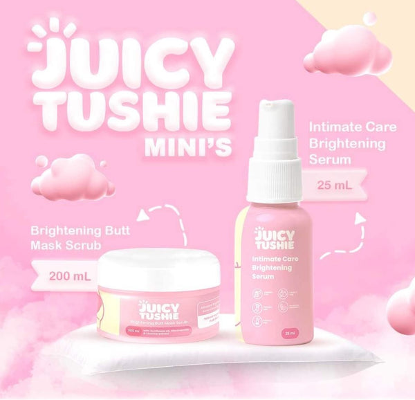 [Juicy Tushie] COMBO Butt Mask Scrub and Intimate Brightening Serum - Venice and Vica Beauty
